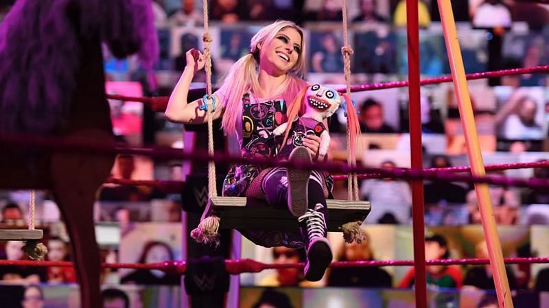 Alexa Bliss' character has transformed over the past 12 months after an association with "The Fiend" Bray Wyatt